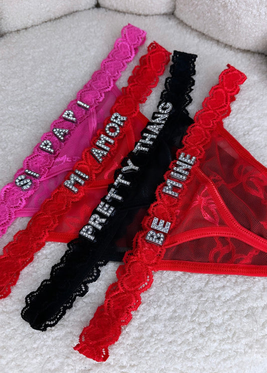 Pretty Bling - Custom Thong Panty