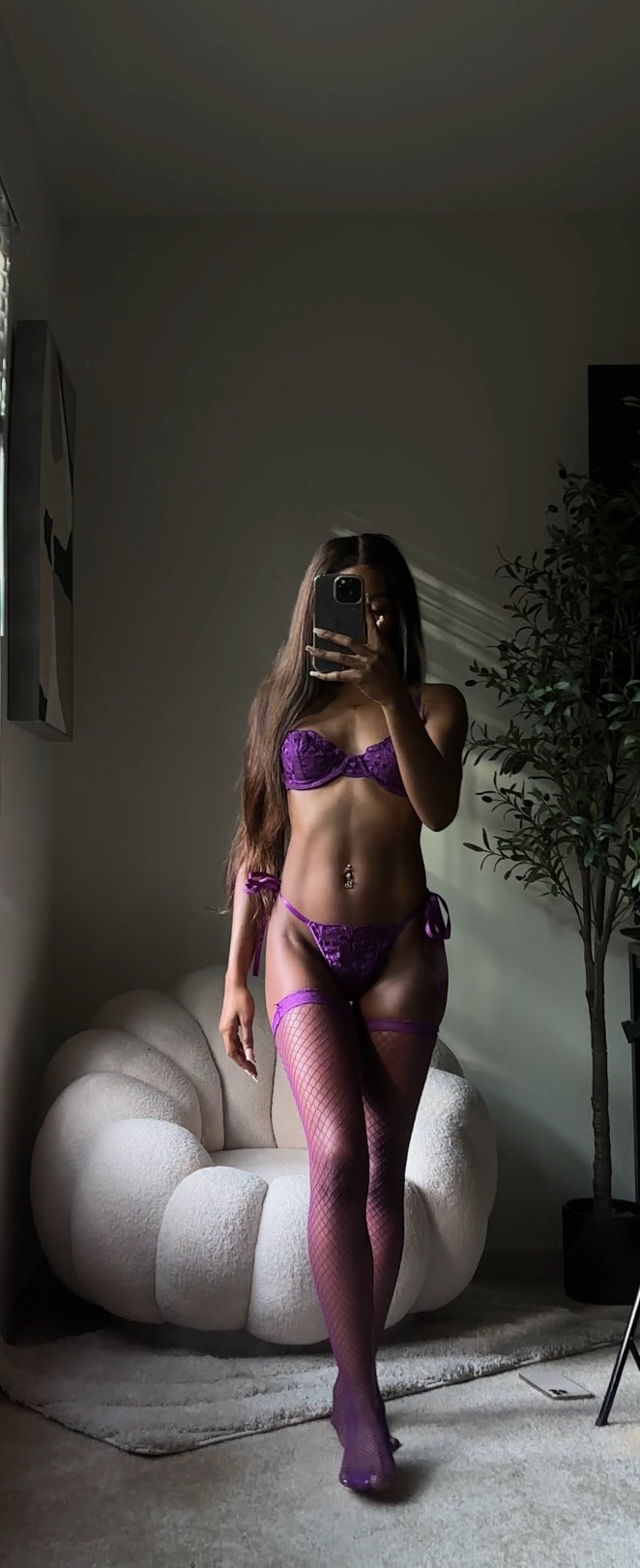 Purple Reign lingerie Set